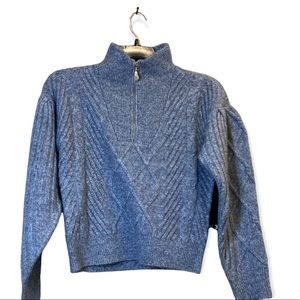 NWT Broadway Broadway 38 Grey Cropped Sweater Size XS